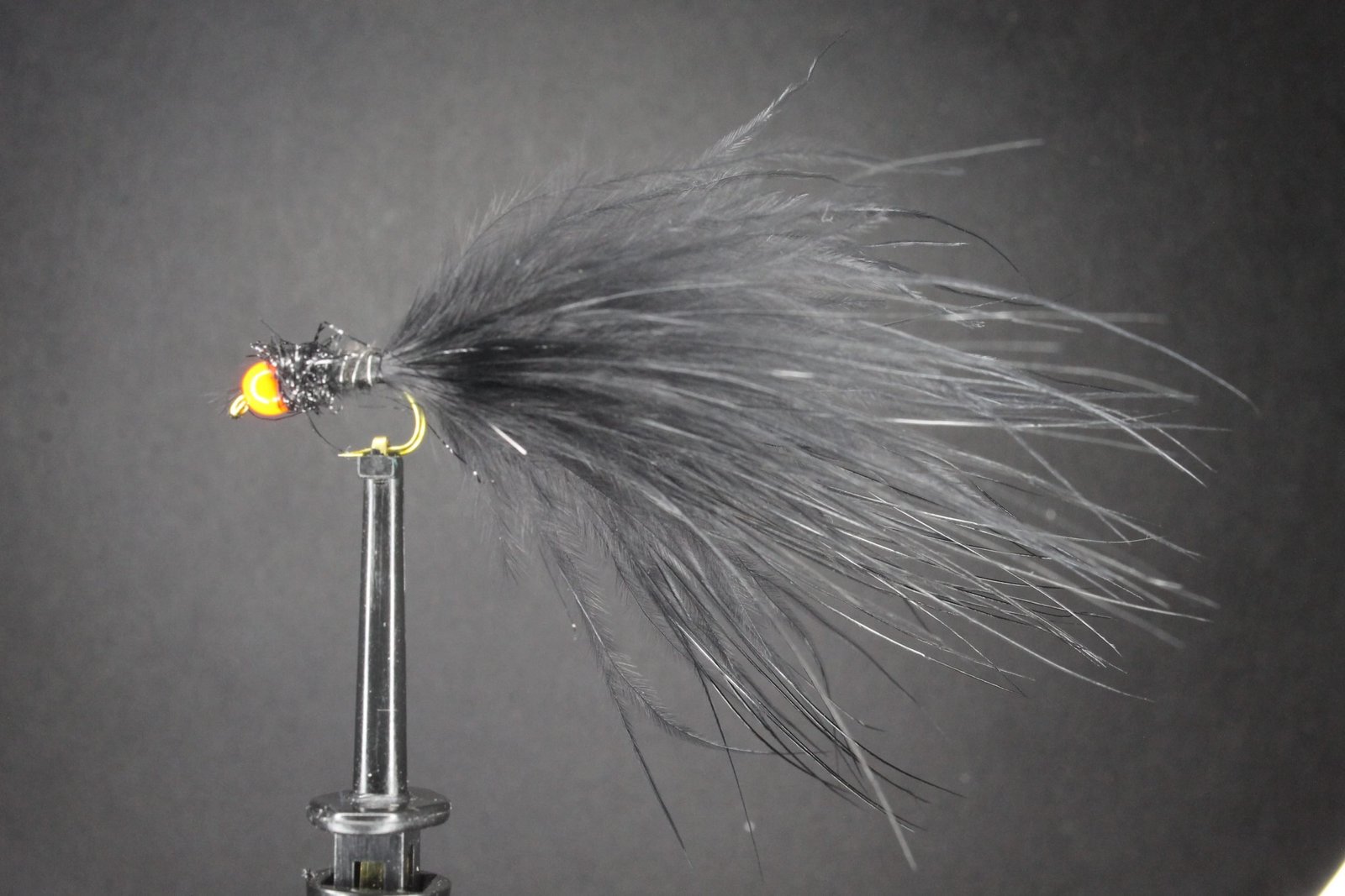 Epoxy Yellow Cheek Marabou Buzzer (Long Tail) Epoxy Yellow Cheek Marabou Buzzer (Long Tail)