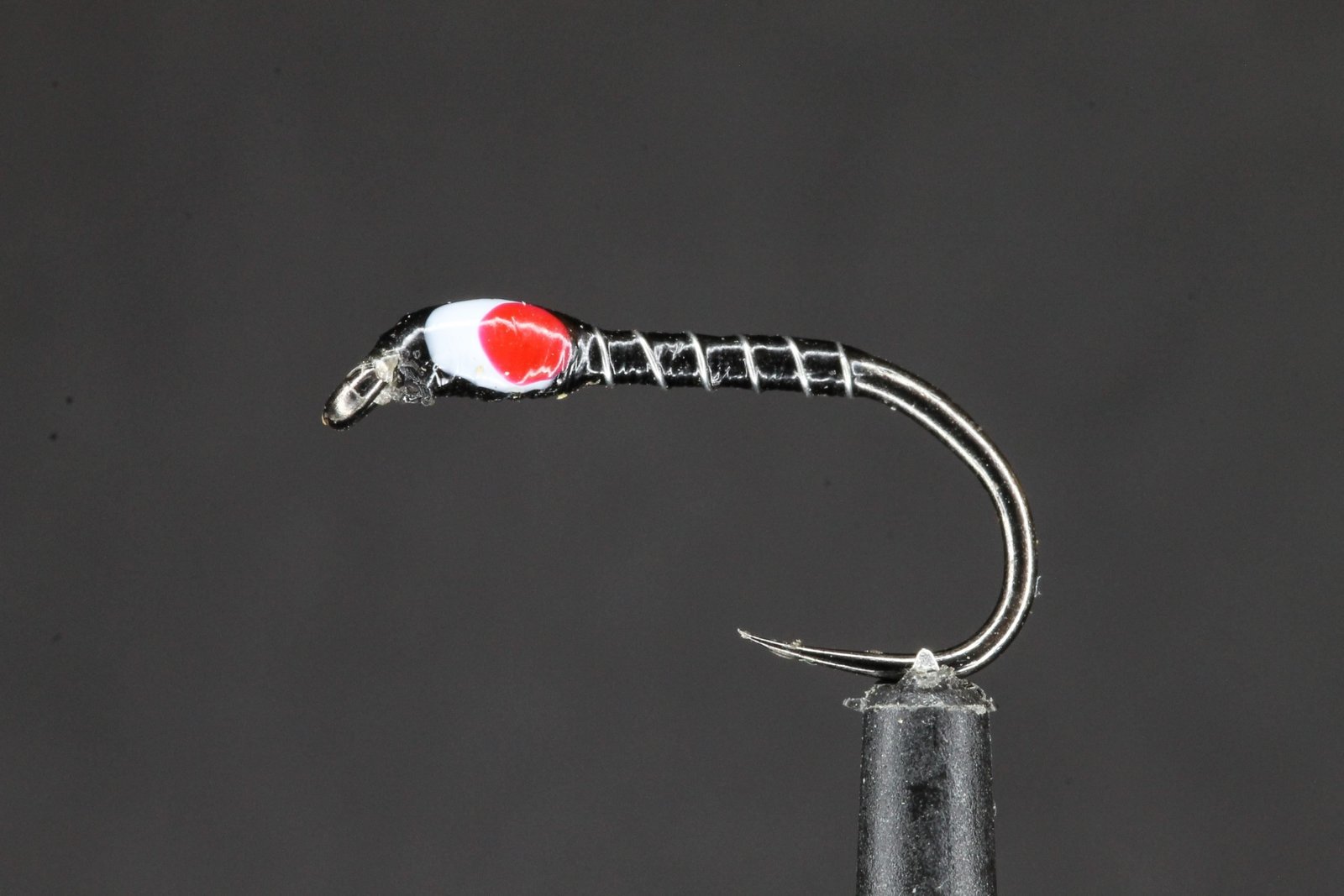 Black White and Red Eyes Buzzer - DEADLY FLY - FISHING - NEW