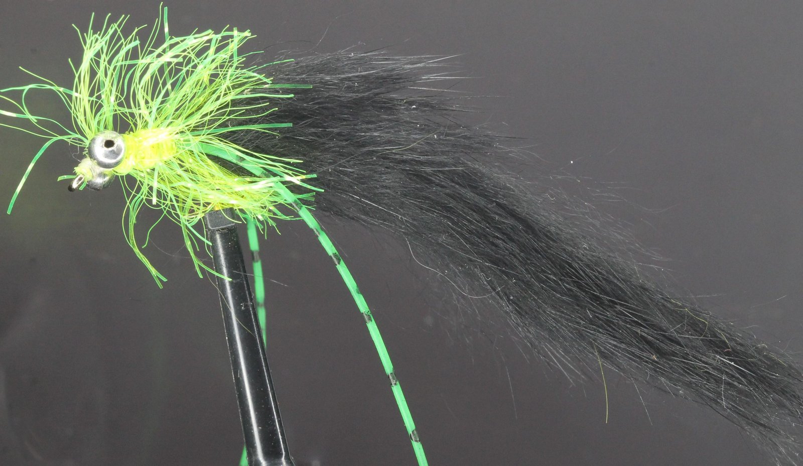 Black and Green Bunny Leech – Trout Flies Direct